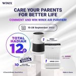 Kuis Komentar Berhadiah Produk Air Purifier Winix Total 12 Juta