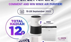 Kuis Komentar Berhadiah Produk Air Purifier Winix Total 12 Juta