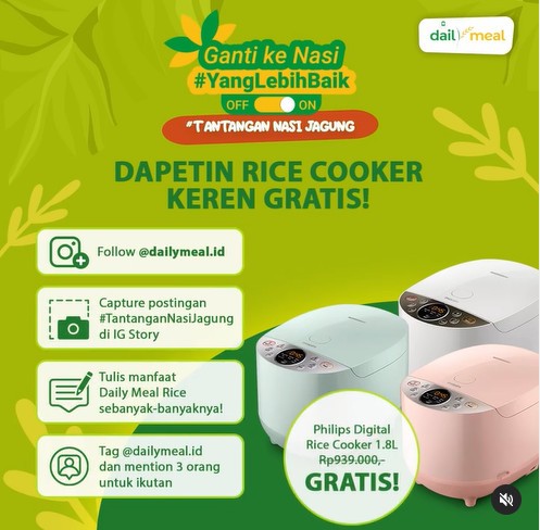 Kuis Story Tantangan Nasi Jagung