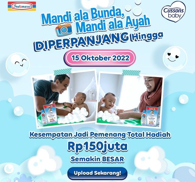 Lomba Foto Mandi Ala Bunda Ayah Berhadiah Total 150 Juta Diperpanjang