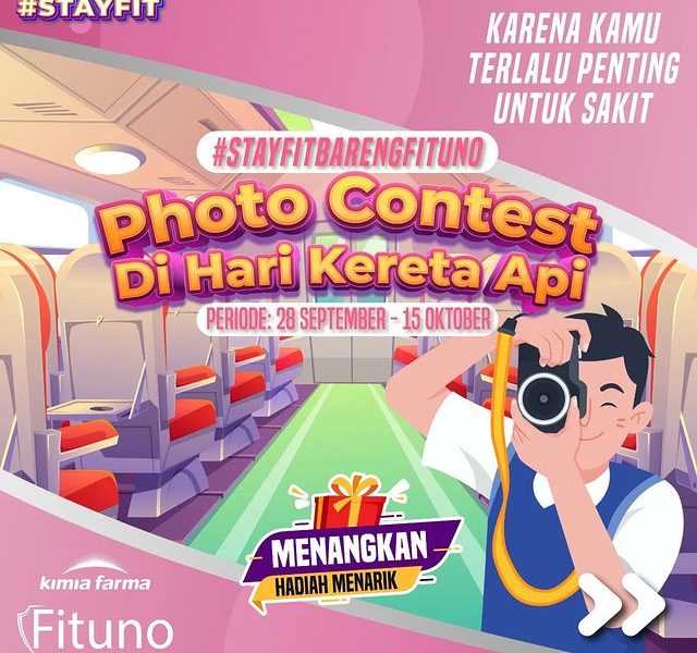 Lomba Foto Stay Fit Bareng Fituno Berhadiah eMoney Total 1 Juta