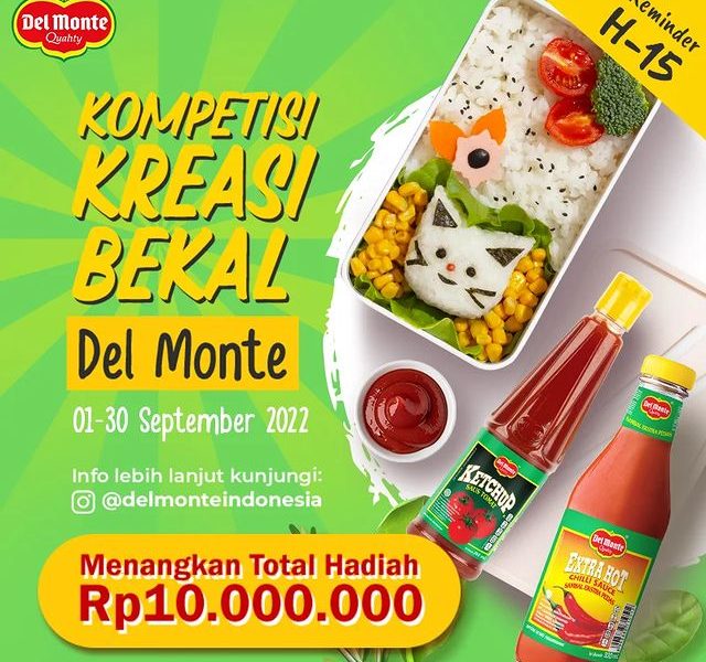 Lomba Kreasi Bekal Del Monte Berhadiah Total 10 Juta Rupiah