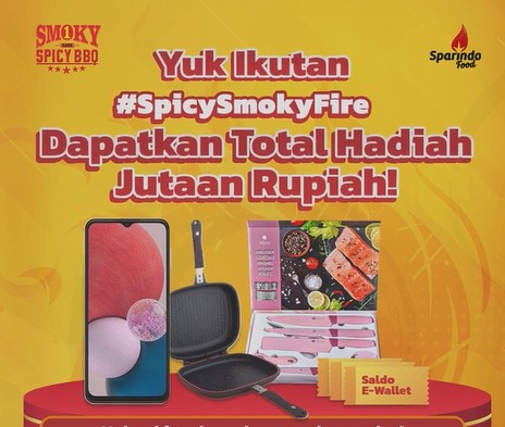 Lomba Kreasi Menu Spicy Smoky Fire Berhadiah SAMSUNG A13