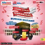 Lomba Struk Terpanjang Alfamart Berhadiah Umroh, Emas, dll