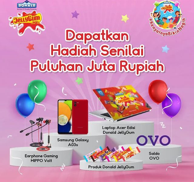 Lomba Video Kenyal JellyGum Berhadiah Puluhan Juta Rupiah
