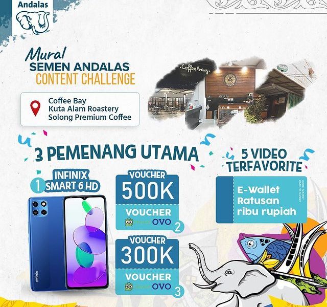 Lomba Video Mural Semen Andalas Berhadiah Infinix Smart 6 HD