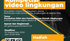 Lomba Video Perubahan Iklim Berhadiah Total 27 Juta Rupiah