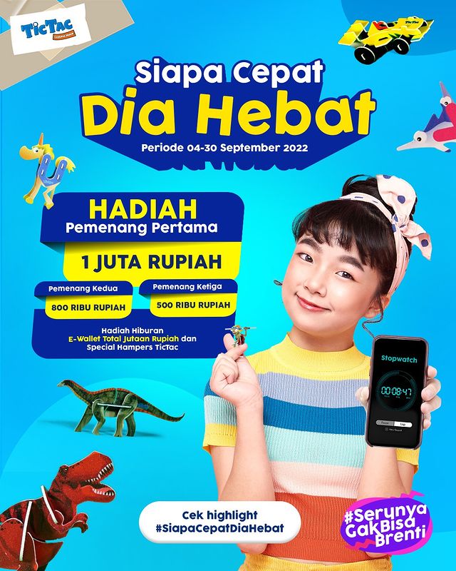 Lomba Video Rakit Puzzle Card TicTac Berhadiah Jutaan Rupiah