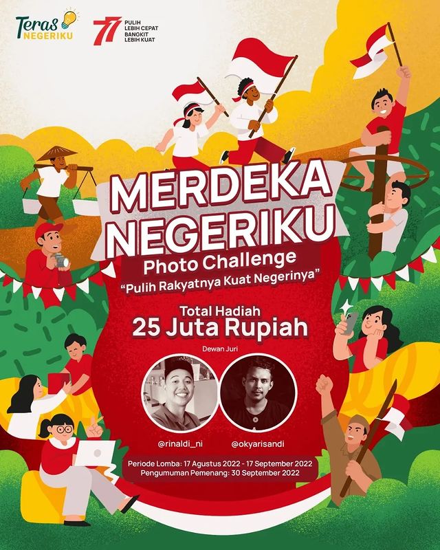 Lomba foto merdeka negeriku berhadiah total 25 juta