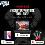 Monster Frostbite Challenge Berhadiah Laptop Macbook Pro