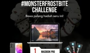 Monster Frostbite Challenge Berhadiah Laptop Macbook Pro