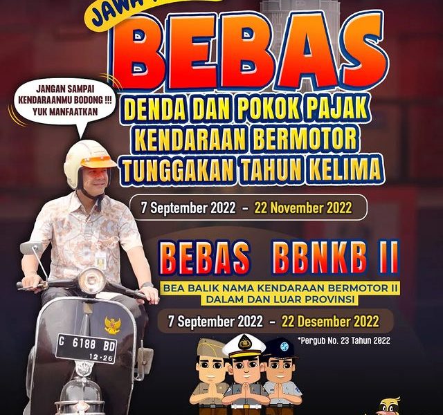 Pemutihan pajak kendaraan jawa tengah
