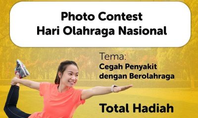 Photo Contest Hari Olahraga Nasional Berhadiah Jutaan Rupiah