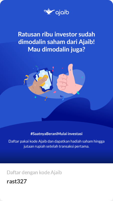 Platform Investasi saham dan reksa dana (AJAIB)