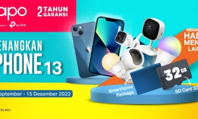 Promo CCTV Tapo TC Series by TP-Link Berhadiah iPhone 13