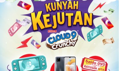 Promo Cloud9 Kunyah Kejutan Berhadiah 10 Nintendo Lite, dll