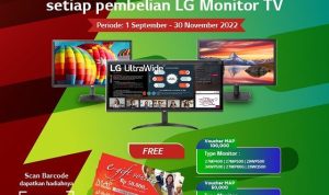 Promo LG Monitor TV Berhadiah Voucher MAP Gratis