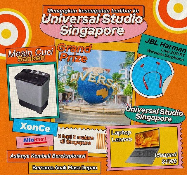 Promo Star Xonce Grand Prize Liburan ke Universal Studio Singapura