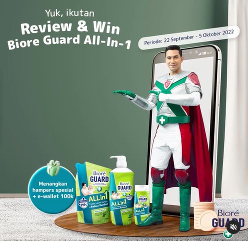 Review Biore Guard All-in-1 Berhadiah Saldo Untuk 20 Pemenang