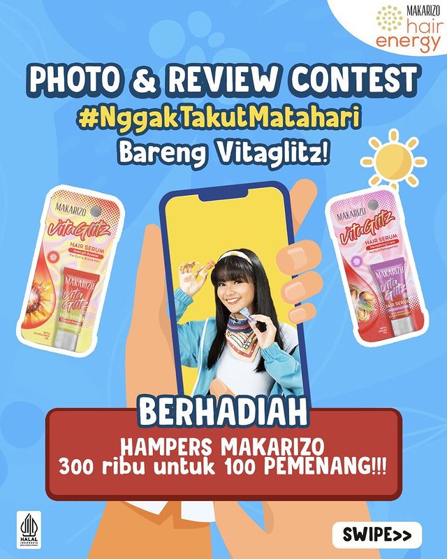 Review Makarizo Vitaglitz Berhadiah 100 Hampers Senilai 300K