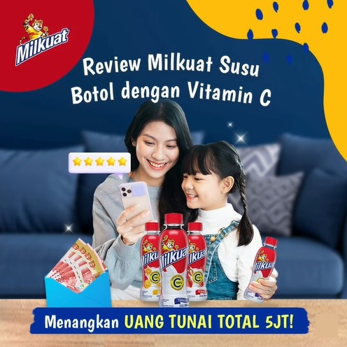 Review Milkuat Susu Botol, Menangkan Uang Total 5 Juta Rupiah