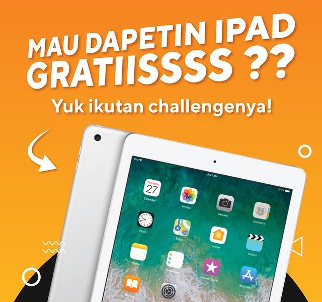 Tiktok Challenge Video Plank Berhadiah iPad 9 10,2 Inch