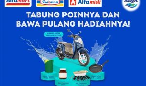 Undian AQUA Tabung Poin Grand Prize 3 unit Motor Matic