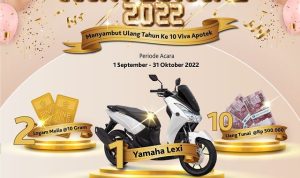 Undian Viva Apotek Festival Berhadiah Yamaha Lexi, Emas & Uang