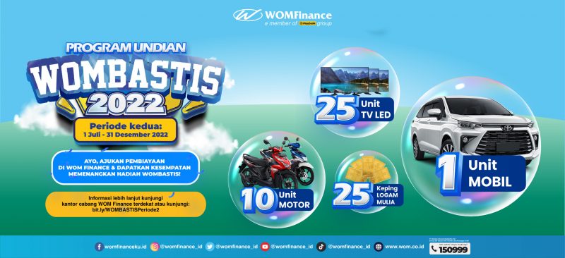 Undian WOMBASTIS 2022 Periode 2 Berhadiah Mobil Avanza