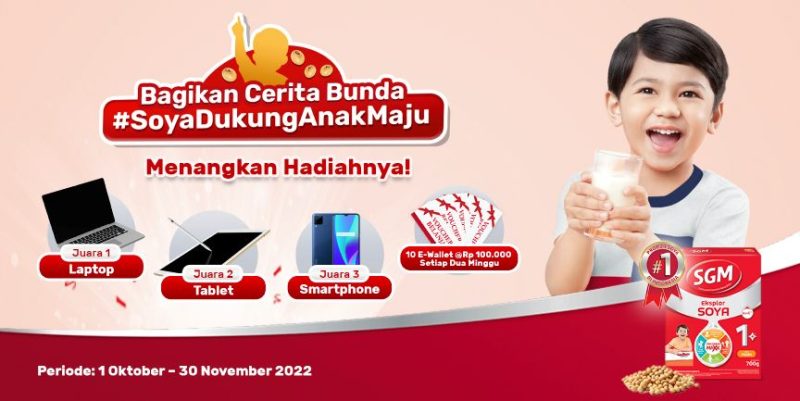 Bagikan Cerita Soya Dukung Anak Maju Berhadiah Puluhan Juta