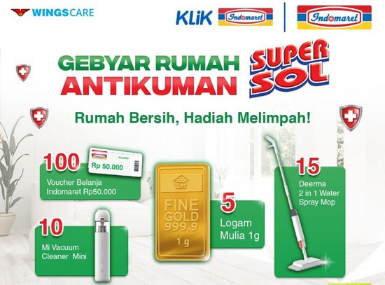 Gebyar Rumah Antikuman Supersol Berhadiah Jutaan Rupiah