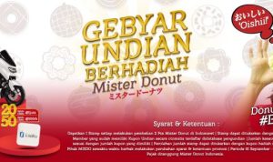 Gebyar Undian Mister Donut Berhadiah Yamaha NMax, Hp & lainnya