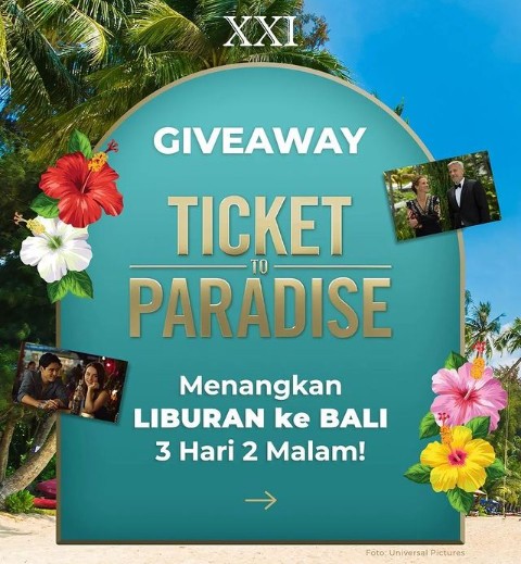 Giveaway Cinema 21 Berhadiah Liburan ke Bali 3 Hari 2 Malam