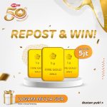 Giveaway Entrostop 50th Berhadiah Logam Mulia Total 5 Juta