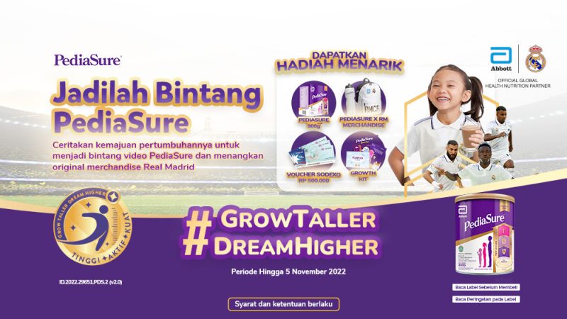 Grow Taller Dream Higher Challenge Berhadiah Jutaan Rupiah