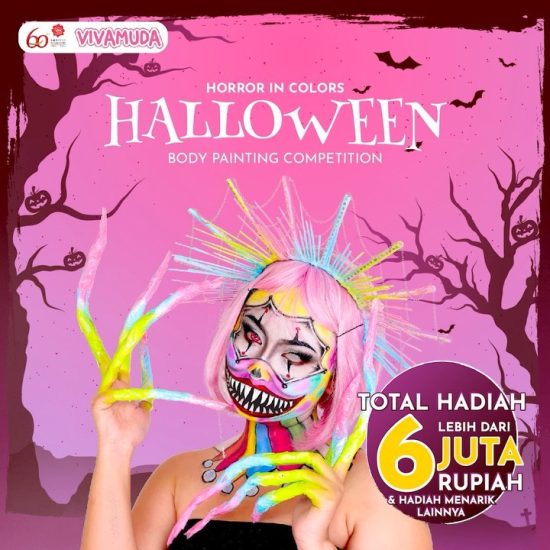 Halloween Body Painting Competition Berhadiah Total +6 Juta!