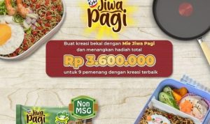 Kompetisi Kreasi Bekal Mie Jiwa Pagi Berhadiah Total 3,6 Juta