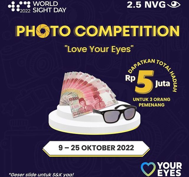 Kontes Foto Hari Penglihatan Dunia Berhadiah Total 5 Juta