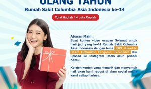 Kontes Puisi Ucapan Ultah RS Columiba Asia Hadiah Total 14 Juta