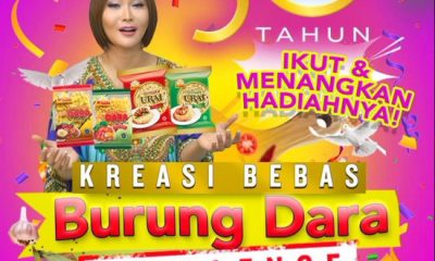 Kreasi Masakan Bebas Burung Dara Berhadiah 50 Carote Cosy Pan