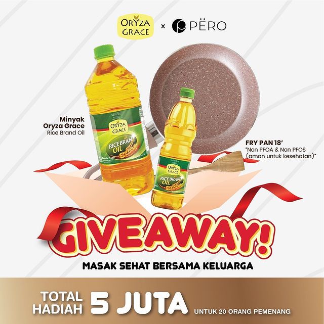 Kuis Oryza Grace x Pero Berhadiah Total 5 Juta Rupiah