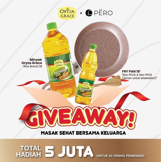 Kuis Oryza Grace x Pero Berhadiah Total 5 Juta Rupiah