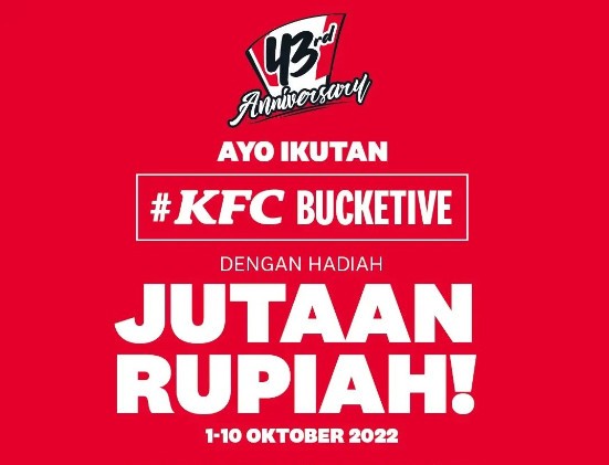 Lomba Desain KFC Bucketive Berhadiah Total 45 Juta Rupiah