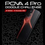 Lomba Doodle Berhadiah HP Gaming Tecno Pova 4 Series