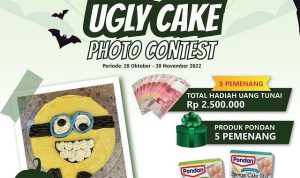 Lomba Kreasi Ugly Cake Berhadiah Uang Total 2,5 Juta & Hampers