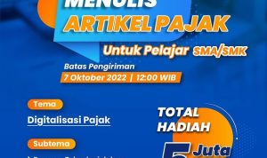 Lomba Menulis Artikel Pajak Berhadiah Total 5 Juta Rupiah