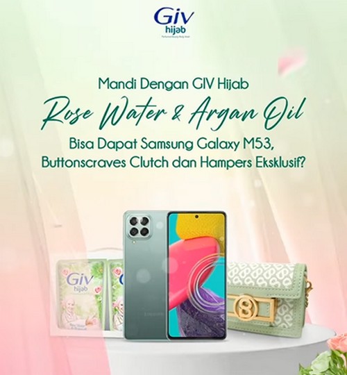 Lomba Reels GIV A Fresh Shower Feels Berhadiah SAMSUNG M53