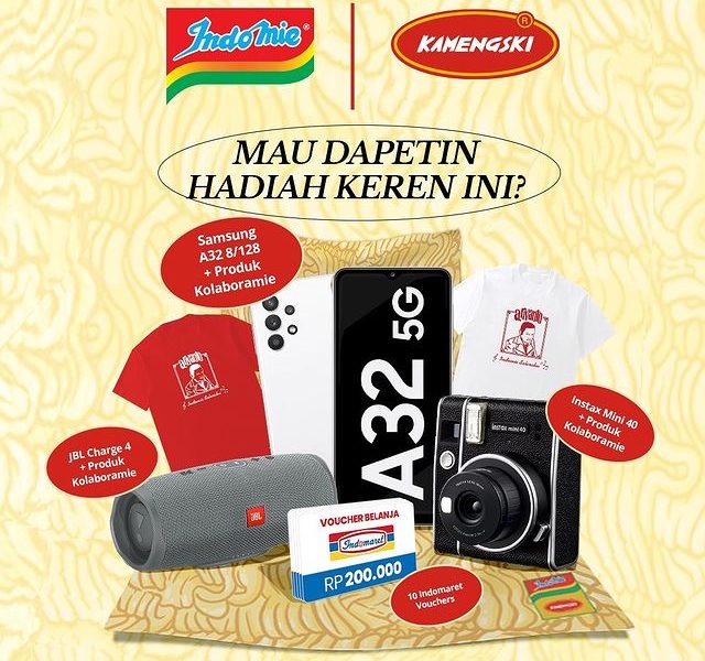 Lomba Video Iklan Indomie Gue Berhadiah SAMSUNG A32 8128