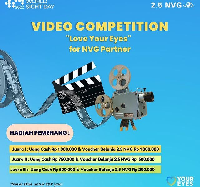 Lomba Video Love Your Eyes Berhadiah Total Jutaan Rupiah