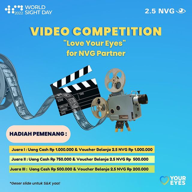 Lomba Video Love Your Eyes Berhadiah Total Jutaan Rupiah